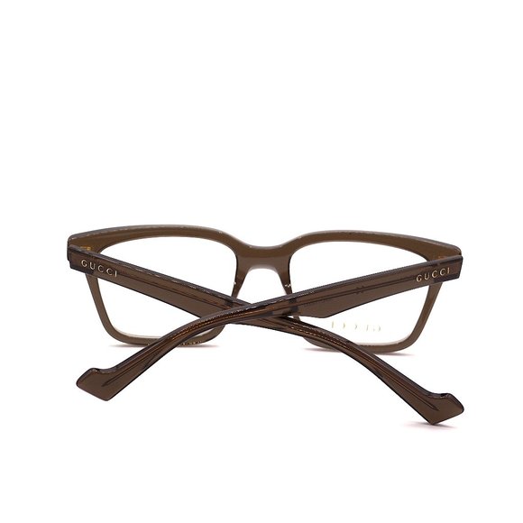NEW GUCCI GG0964O 003 GREY TRANSPARENT AUTHENTIC EYEGLASSES FRAME - Picture 8 of 11